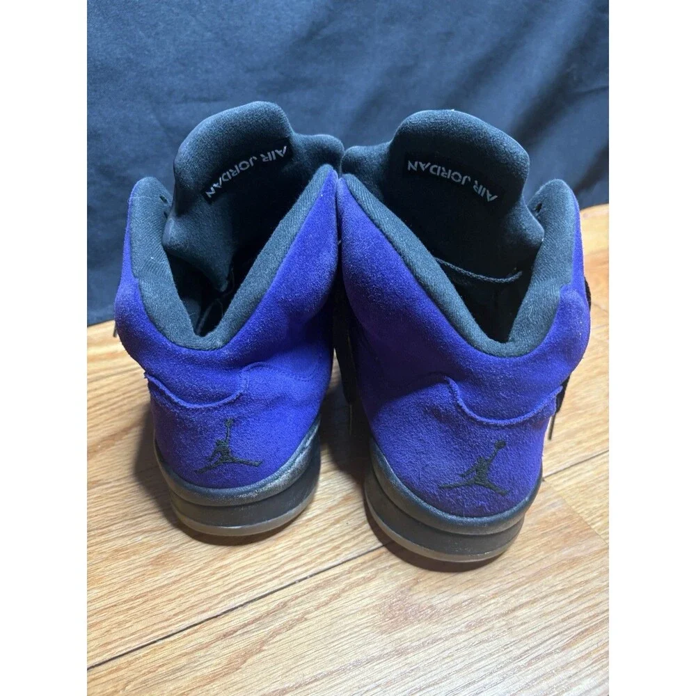 Size 11 Jordan 5 Retro Alternate Grape 2020 Sneakers Shoes Purple Authentic Mens